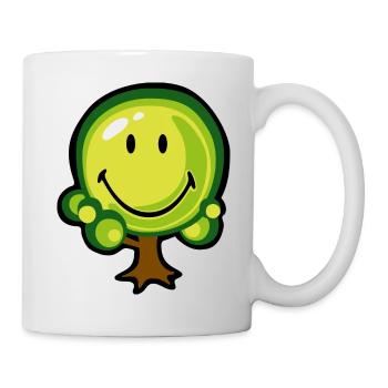 Smiley Oak Tree - Mug - white - Right