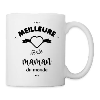 Meilleure belle maman du monde - Mug blanc - blanc - Droite