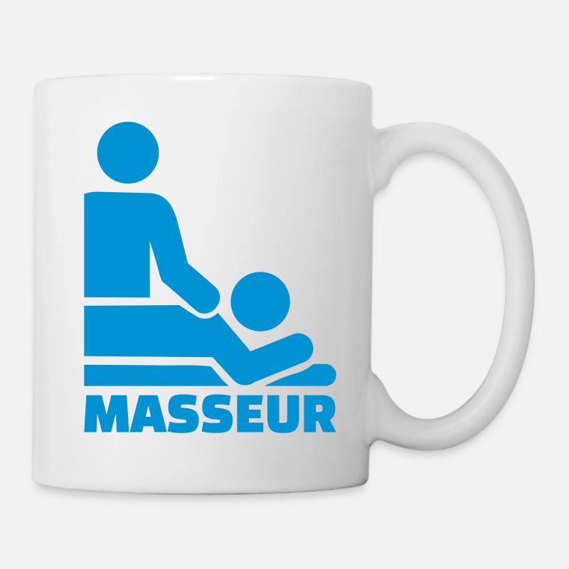 Masseur - Tasse - Weiß