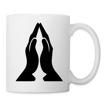 praying_hands_01 - Tasse - Weiß - Rechts