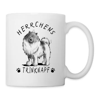 Wolfsspitz Herrchens Trinknapf I Tasse - Tasse - Weiß - Rechts