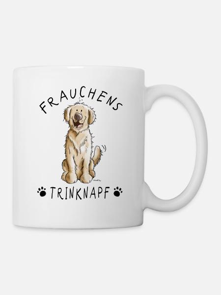 Golden Retriever Frauchens Trinknapf I Hund Tasse - Tasse - Weiß