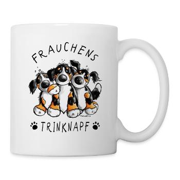 Berner Sennenhund Frauchens Trinknapf I Tasse - Tasse - Weiß - Rechts