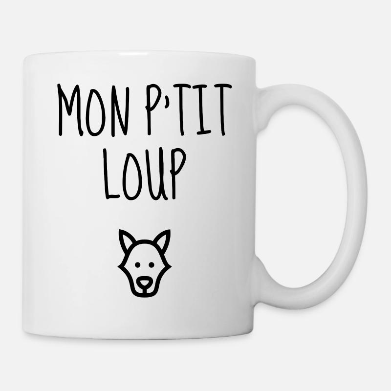Mon P'tit Loup - Bébé - Naissance - Amour - Baby - Mug blanc - blanc