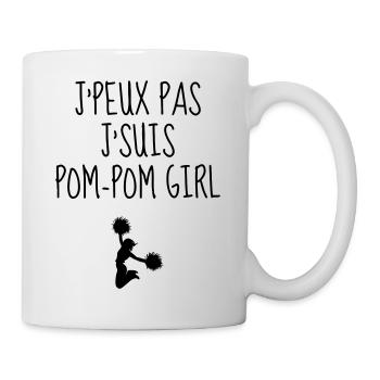 Cheerleading Cheerleader Sport Sportler Spieler - Tasse - Weiß - Rechts