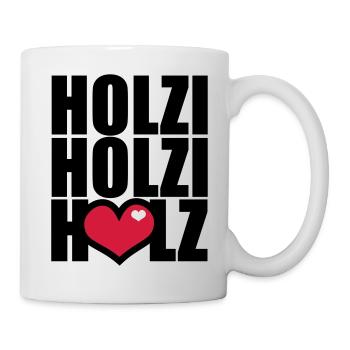 Ich und mein Holz - Tasse - Weiß - Rechts