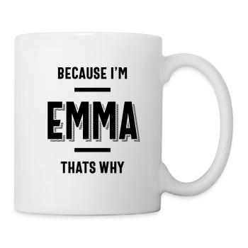 Emma Name Personalized Women Girl - Mug - white - Right