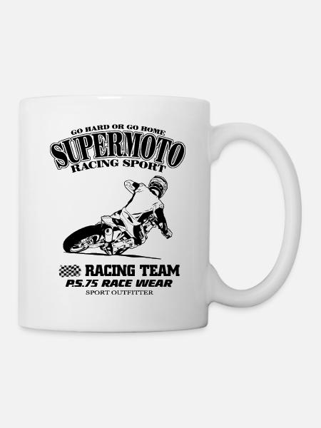 Supermoto - Supermotard - Mug - white