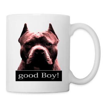 Pitbull DOG- good boy - - Tasse - Weiß - Rechts
