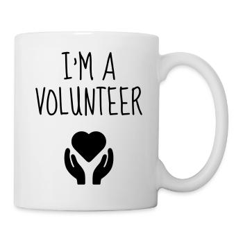 Bénévole / Humanitaire / Solidaire / Aide - Mug blanc - blanc - Droite