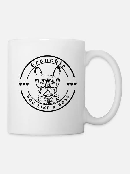 French Bulldog, un chien Frenchie comme un patron - Mug blanc - blanc