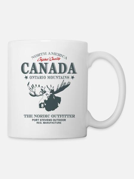Canada - Moose - Elch - Tasse - Weiß