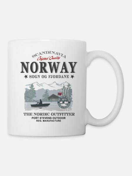 Norway Fishing - Tasse - Weiß