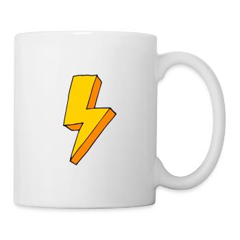 Blitz - Tasse - Weiß - Rechts
