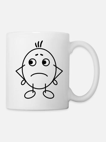 Eierkopf - Tasse - Weiß