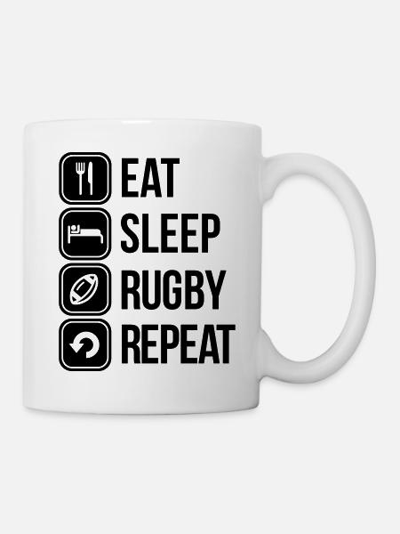 rugby - Mug - white