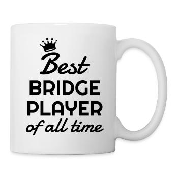 Bridge Card game Kartenspiel Jeu de cartes - Mug - white - Right