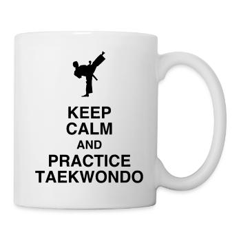 Taekwondo Taekwondoin Tae-Kwon-Do Tae Kwon Do - Tasse - Weiß - Rechts
