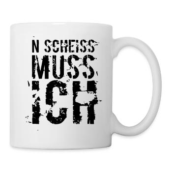 n merde je dois offrir une idée - Mug blanc - blanc - Droite
