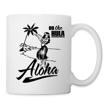 Aloha - Tasse - Weiß - Rechts