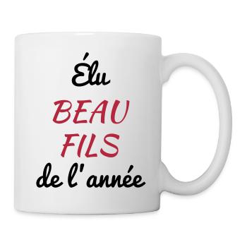 belle-fille / beau-fils / beau fils / belle fille - Mug blanc - blanc - Droite