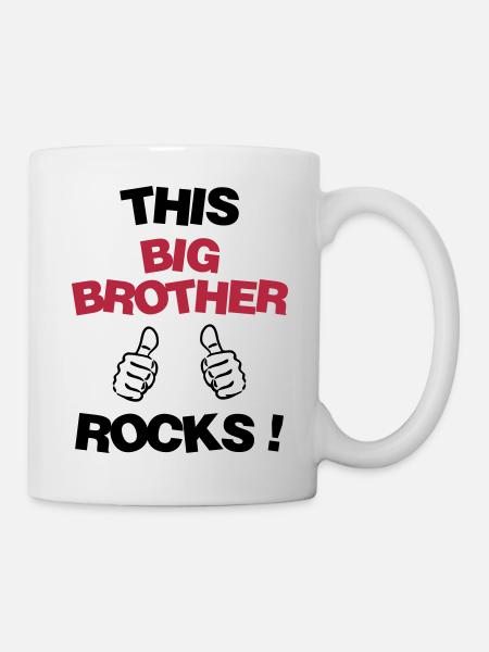 Brother Bruder Frère Frere Bro Family - Mug - white