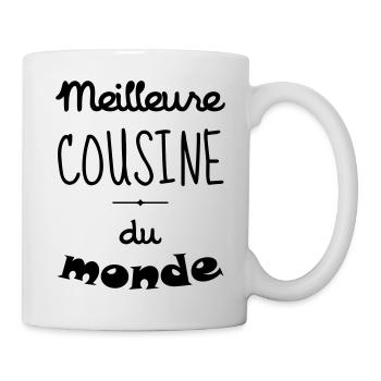 Onkel / Tante / Vetter / Cousin / Kusine - Tasse - Weiß - Rechts