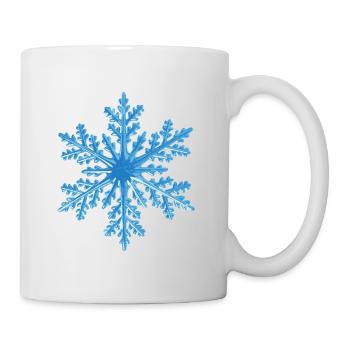 flocon de neige - Mug blanc - blanc - Droite
