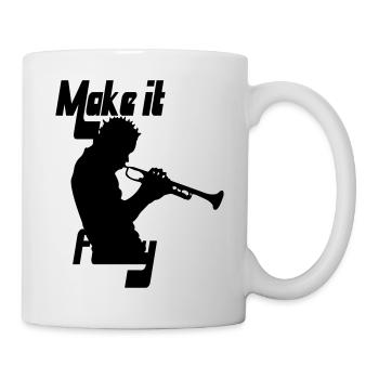Trompettiste Funk - Mug blanc - blanc - Droite