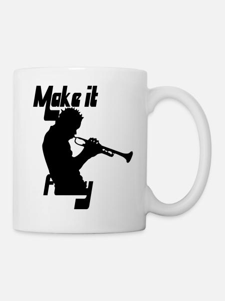 Trompettiste Funk - Mug blanc - blanc