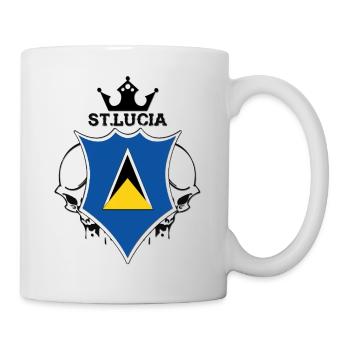 St. Lucia - Tasse - Weiß - Rechts