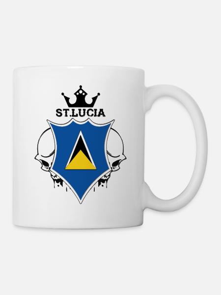 St. Lucia - Tasse - Weiß