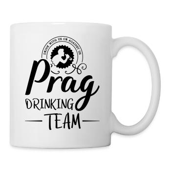prag drinking team design - Tasse - Weiß - Rechts