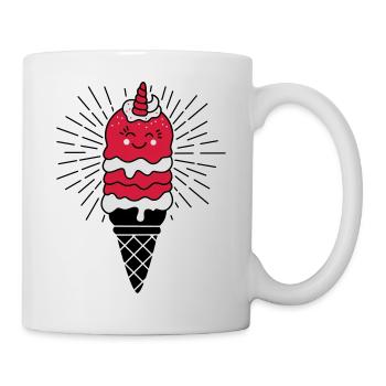 Einhorn – Unicorn – Pony – Pferd – Fee – 3C - Tasse - Weiß - Rechts