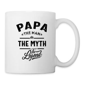 Papa L'homme, légende, cadeau du père - Mug blanc - blanc - Droite