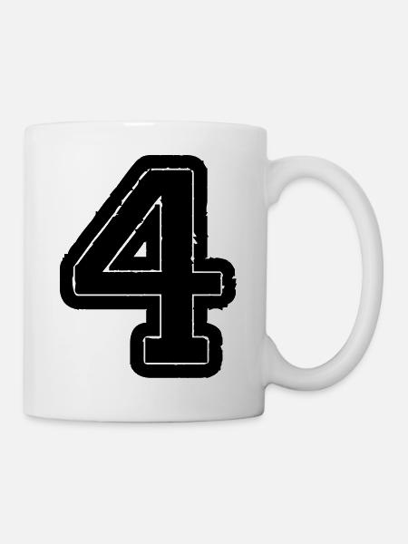4 - Tasse - Weiß