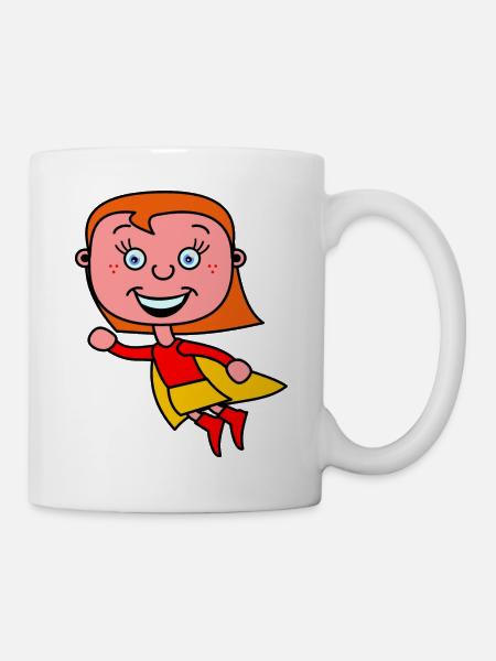 Little superheroine - Mug - white