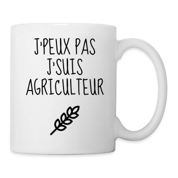 Agriculture / Agriculteur / Ferme / Paysan - Mug blanc - blanc - Droite