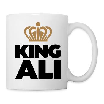 King ali name thing crown - Mug - white - Right