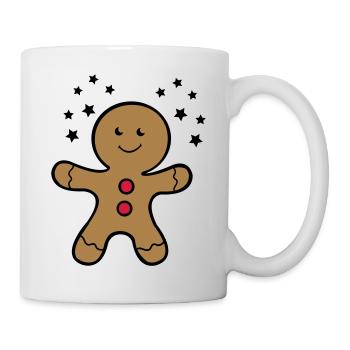 lebkuchenmann_2 - Tasse - Weiß - Rechts