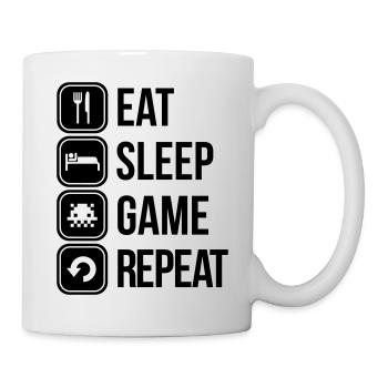 Spiele - Tasse - Weiß - Rechts