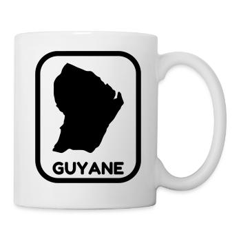 Guyane / 973 / Gwiyann / Gwiyan - Mug blanc - blanc - Droite