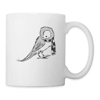 Till Eule ohne Spiegel - Tasse - Weiß - Rechts