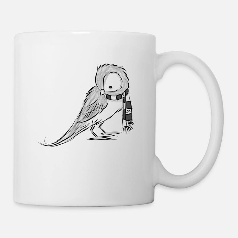 Till Eule ohne Spiegel - Tasse - Weiß