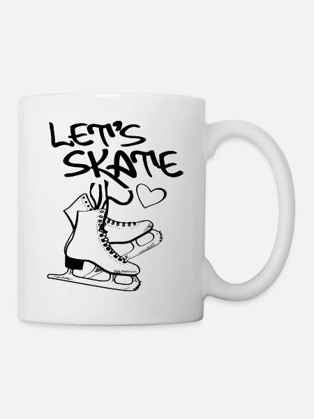 letsskate - Tasse - Weiß