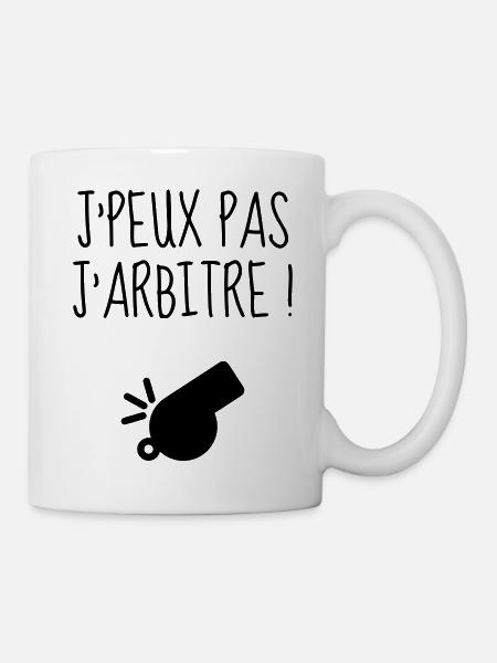 Arbitre / Arbitrage / Sport / Sifflet - Mug blanc - blanc