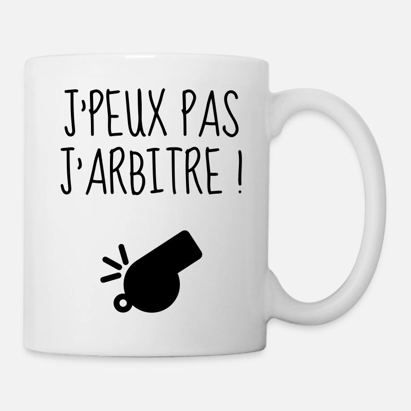 Arbitre / Arbitrage / Sport / Sifflet - Mug blanc - blanc