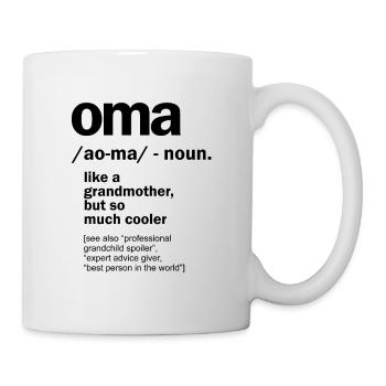 Oma Gift For Grandma Women Birthday - Mug - white - Right