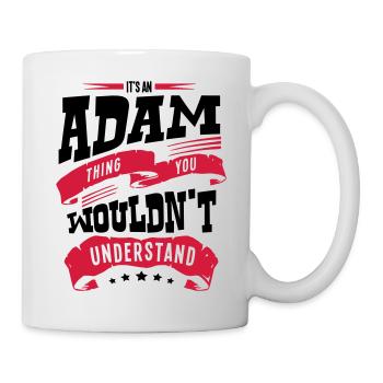 adam name thing you wouldnt understand - Mug - white - Right
