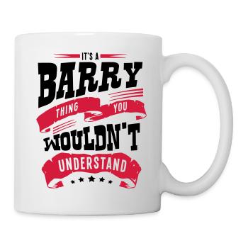 barry name thing you wouldnt understand - Mug - white - Right